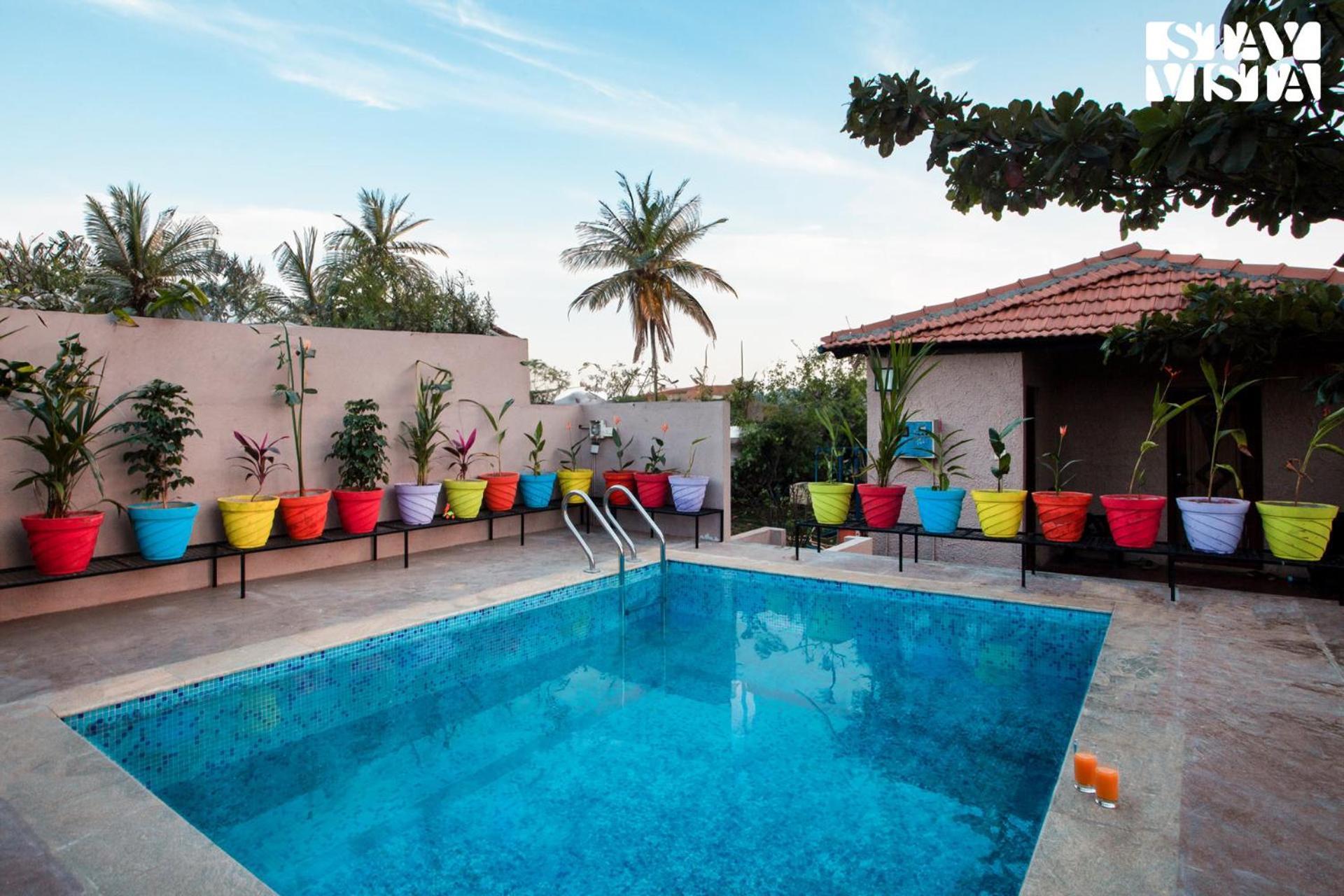 Stayvista At Hillside Harmony Pvt Pool & Free Breakfast Bangalore Exteriör bild