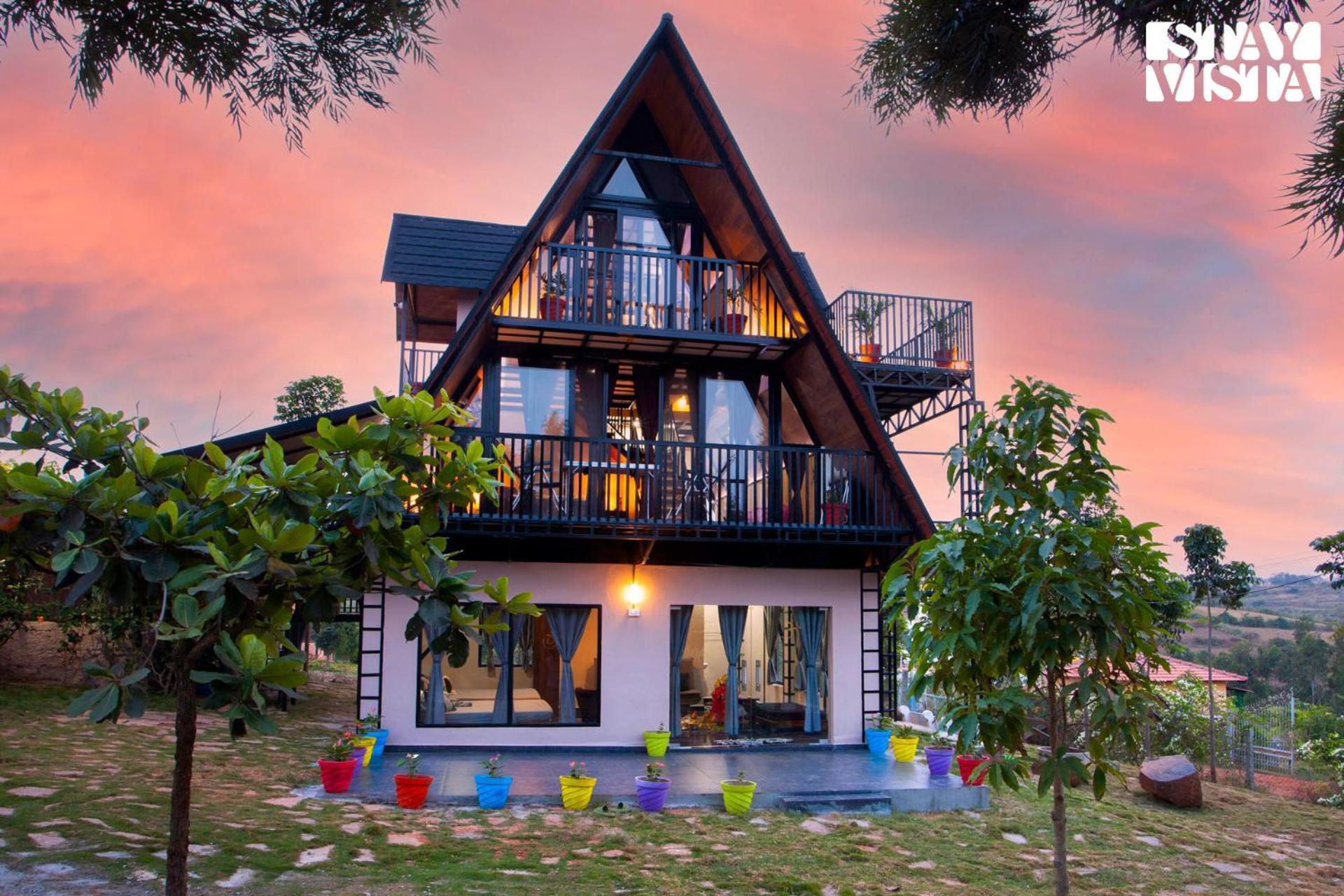 Stayvista At Hillside Harmony Pvt Pool & Free Breakfast Bangalore Exteriör bild